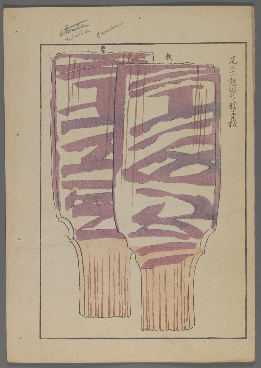 Japani uni ja ys, fm unai tomo (land lds F divorce ds), Shimizun hallitus, 1891-1923. Pehmustettu höyhenillä. tekijältä Shimizu Seifu