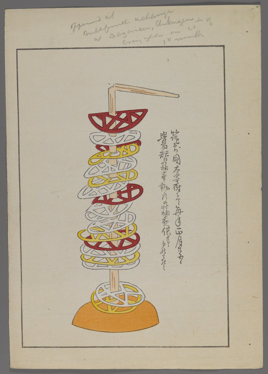 Japanilaiset lelut, Shimizu Seifun Unai no tomo (A Childs Friends), 1891-1923. Rei