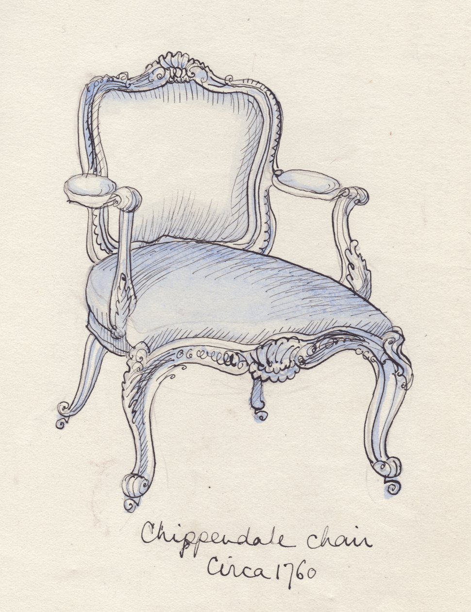 "Chippendale-tuoli", 1950. tekijältä Shirley Markham