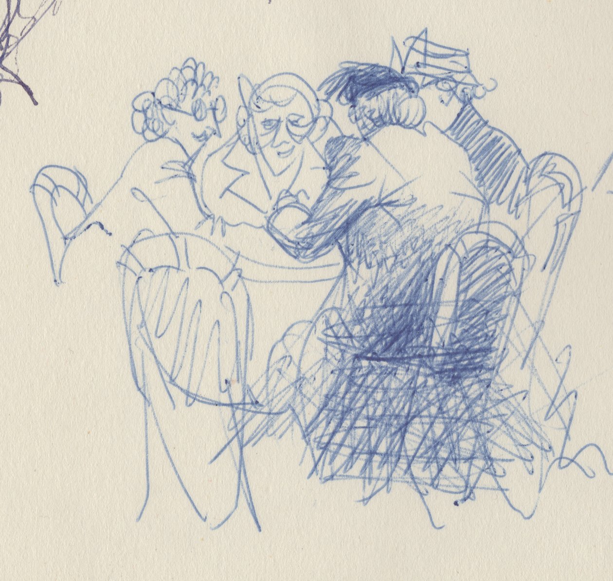 Ryhmä naisia pöydässä, n. 1950. tekijältä Shirley Markham