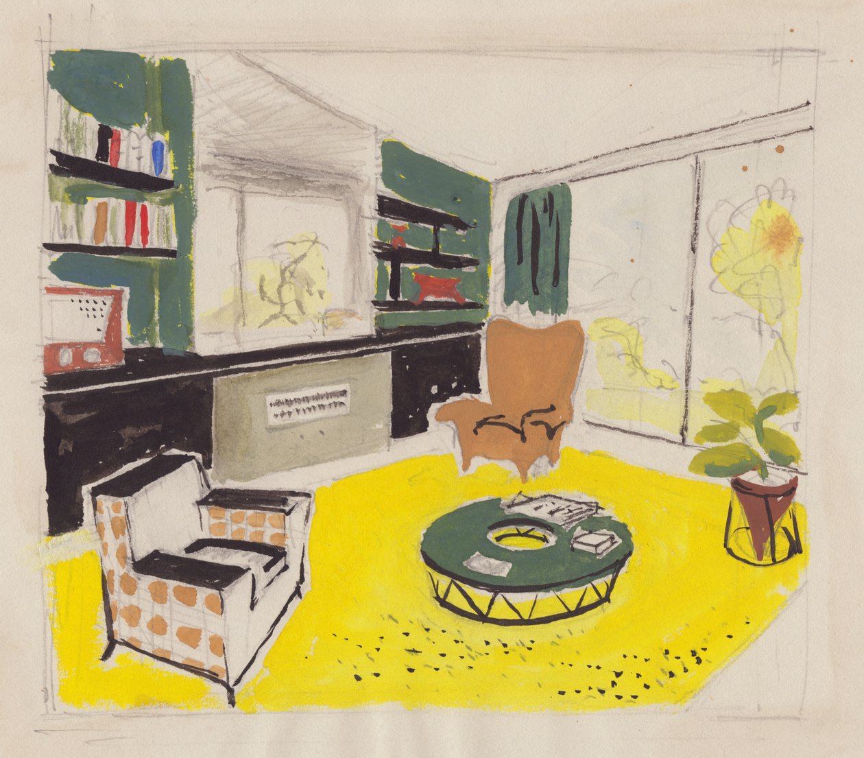 Sisustussuunnittelu, 1951. tekijältä Shirley Markham