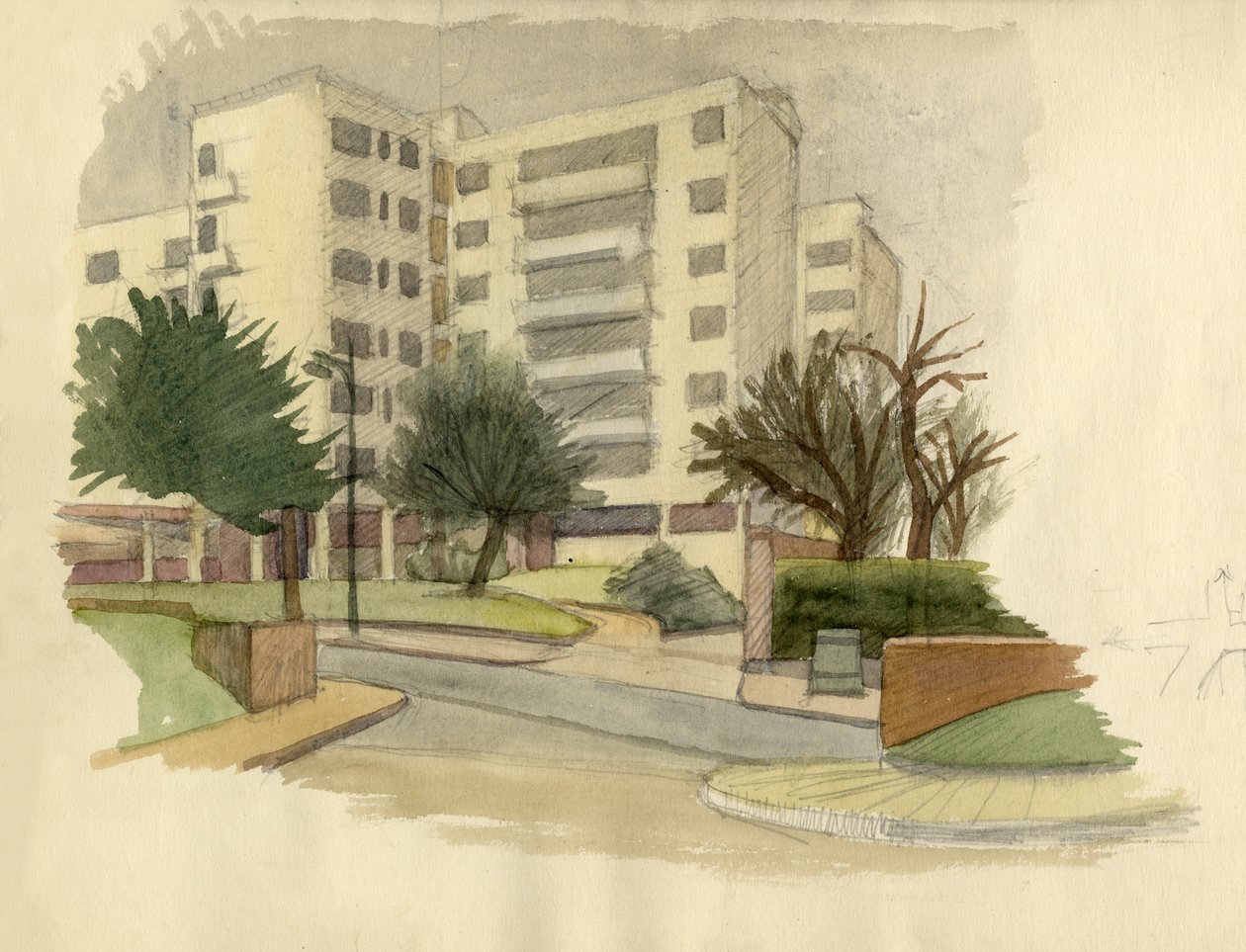 Modernit rakennukset, Lontoo, 1950. tekijältä Shirley Markham