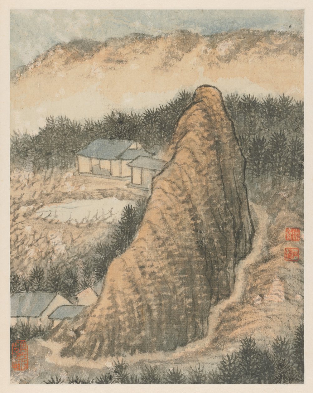 Muistoja Qinhuai-joesta, 1642-1707. tekijältä Shitao