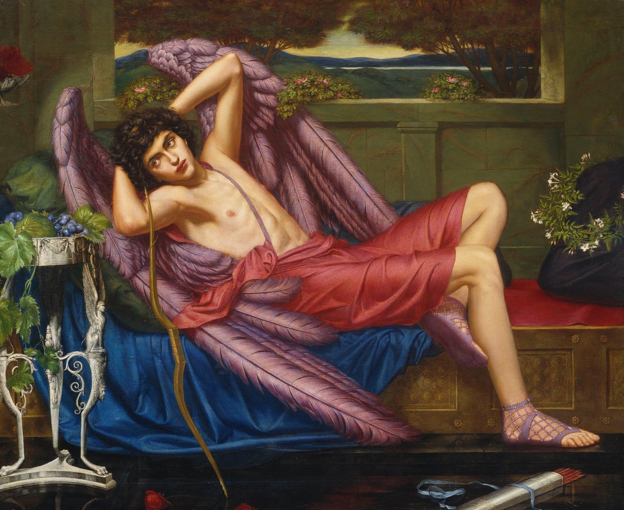 Love in Idleness (öljy kankaalle) tekijältä Sidney Meteyard