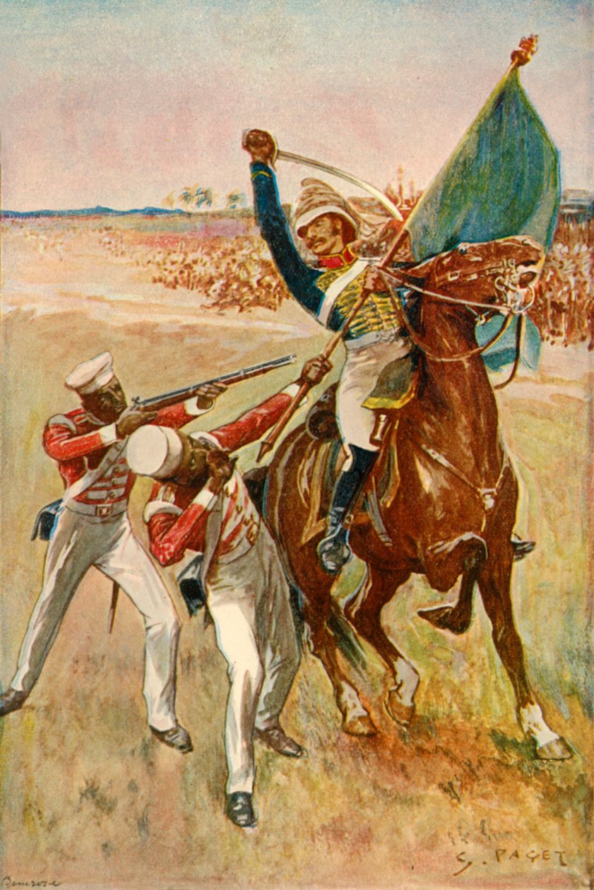 Roberts voitti Victoria Crossin vuonna 1901. tekijältä Sidney Paget