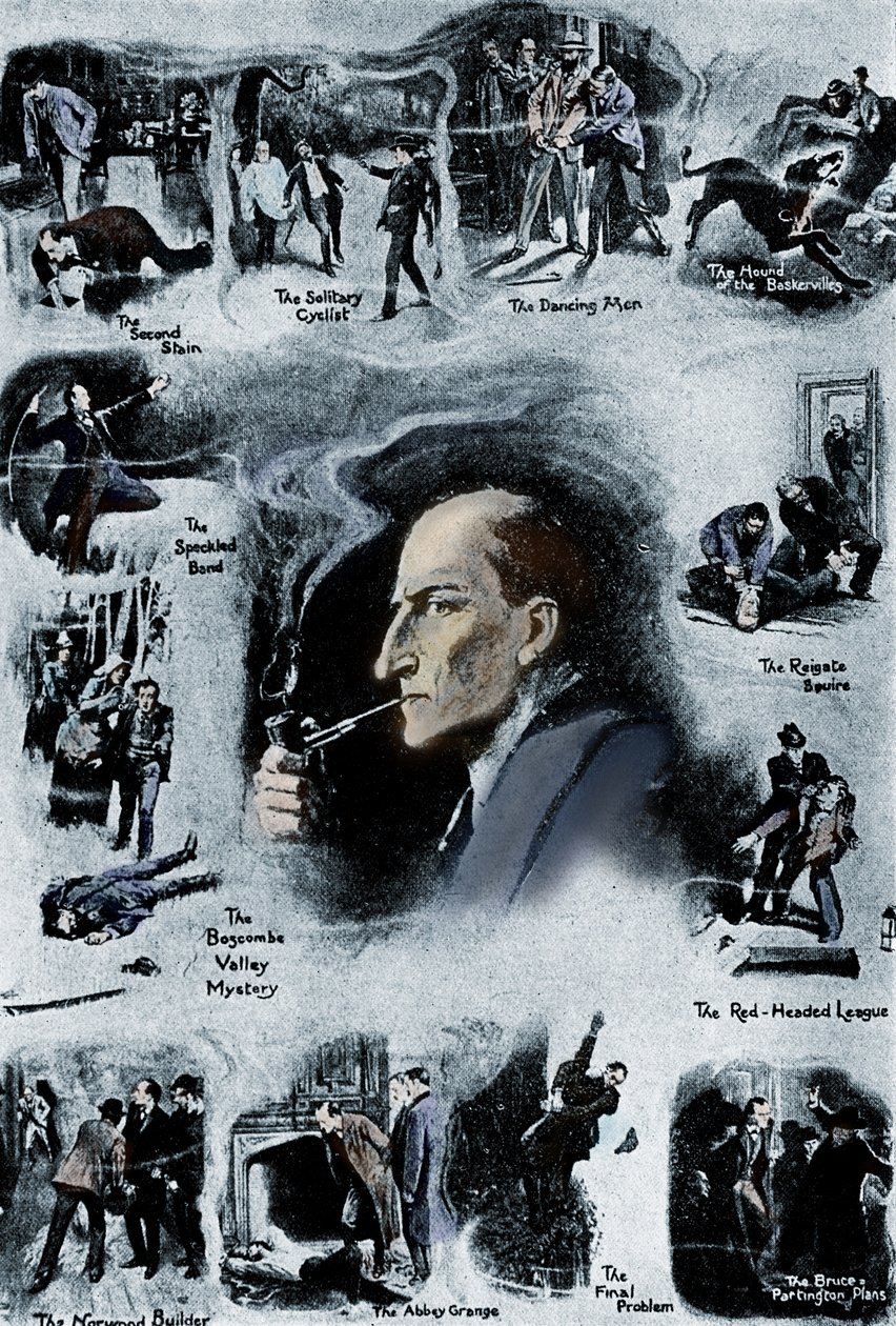 Sir Arthur Conan Doylen Sherlock Holmes tekijältä Sidney Paget