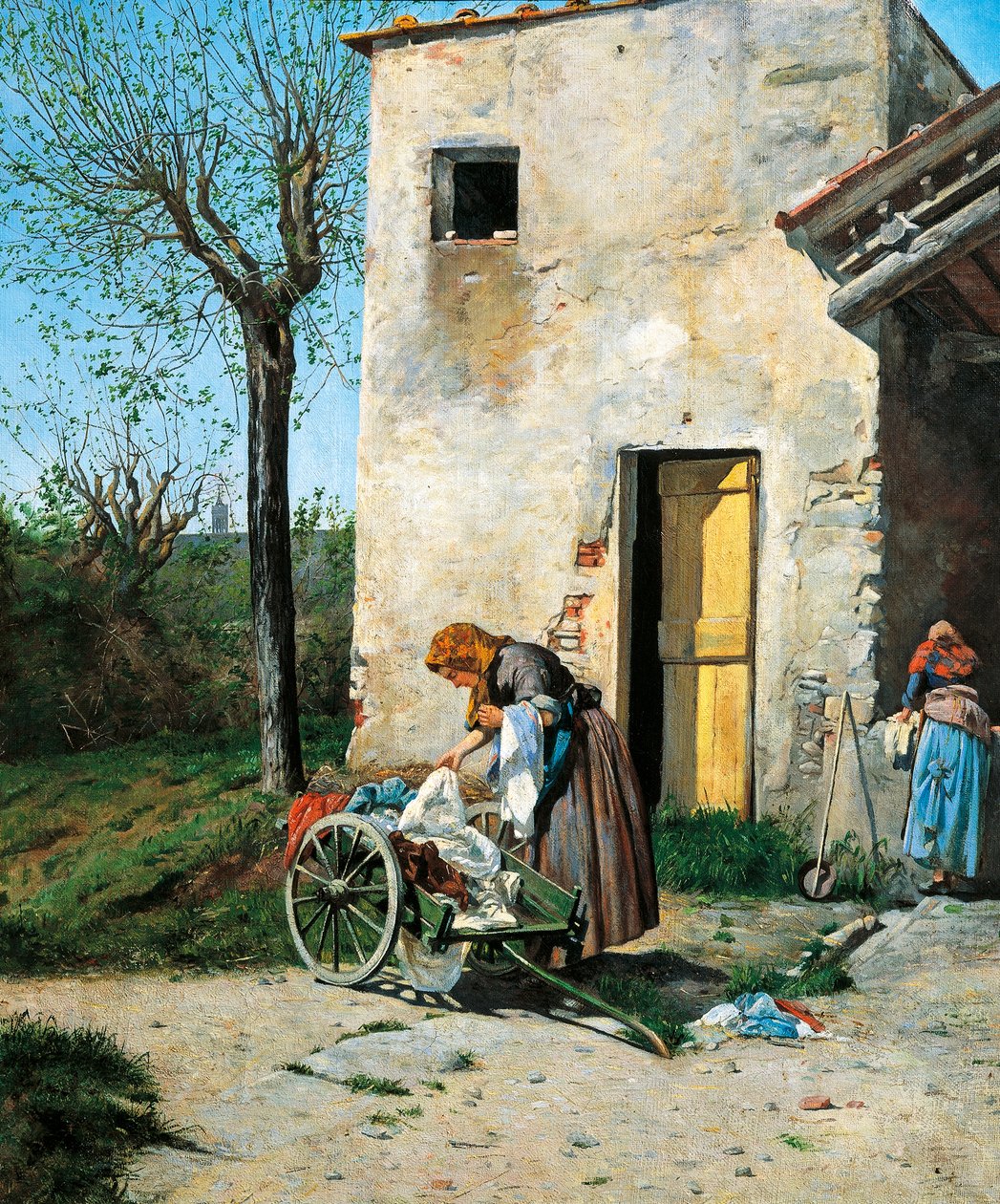 Pesijanaiset Firenzen lähellä tekijältä Silvestro Lega