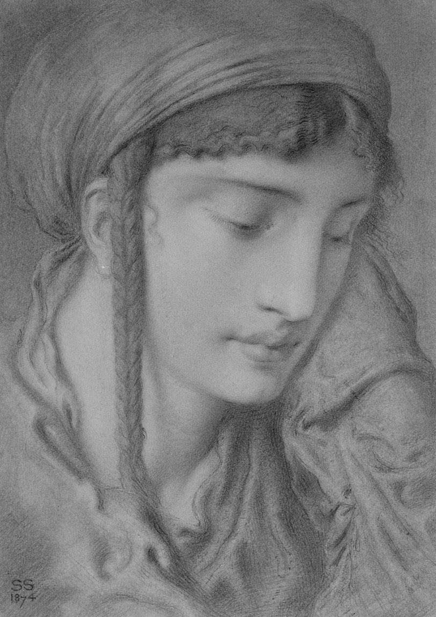 Heprealainen tyttö tekijältä Simeon Solomon