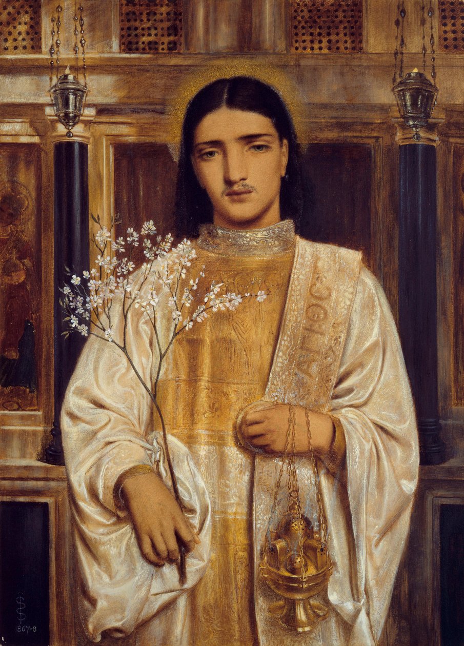 Itäisen kirkon pyhimys tekijältä Simeon Solomon