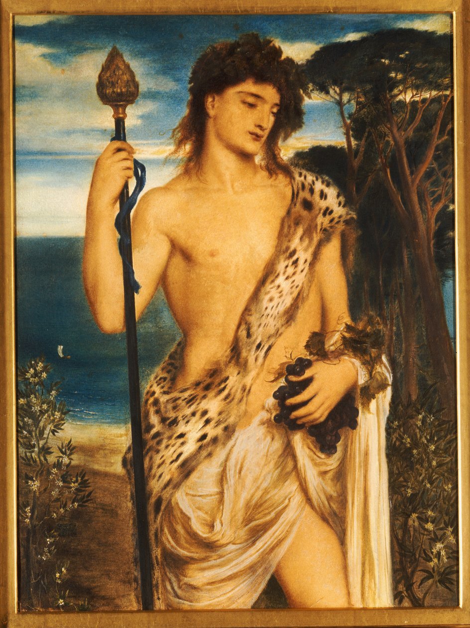 Bacchus, 1867 tekijältä Simeon Solomon