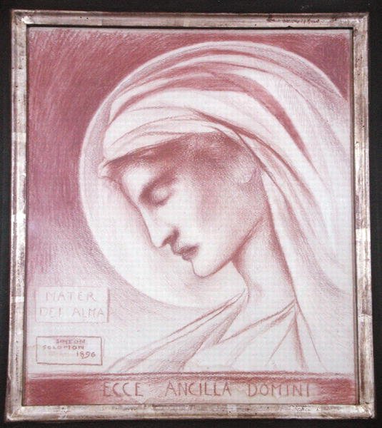 Ecce Ancilla Domini: Mater Dei Alma tekijältä Simeon Solomon