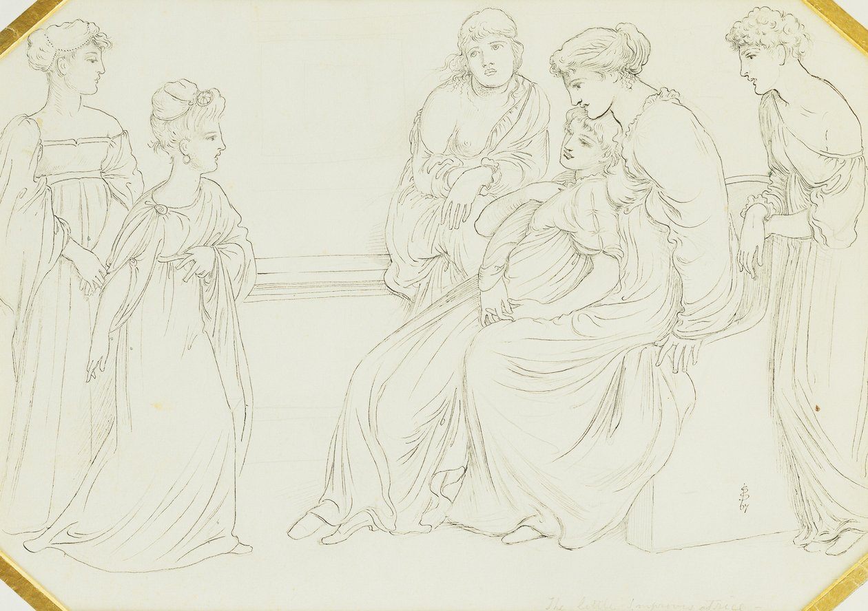 Pieni improvisaatio, 1867 tekijältä Simeon Solomon