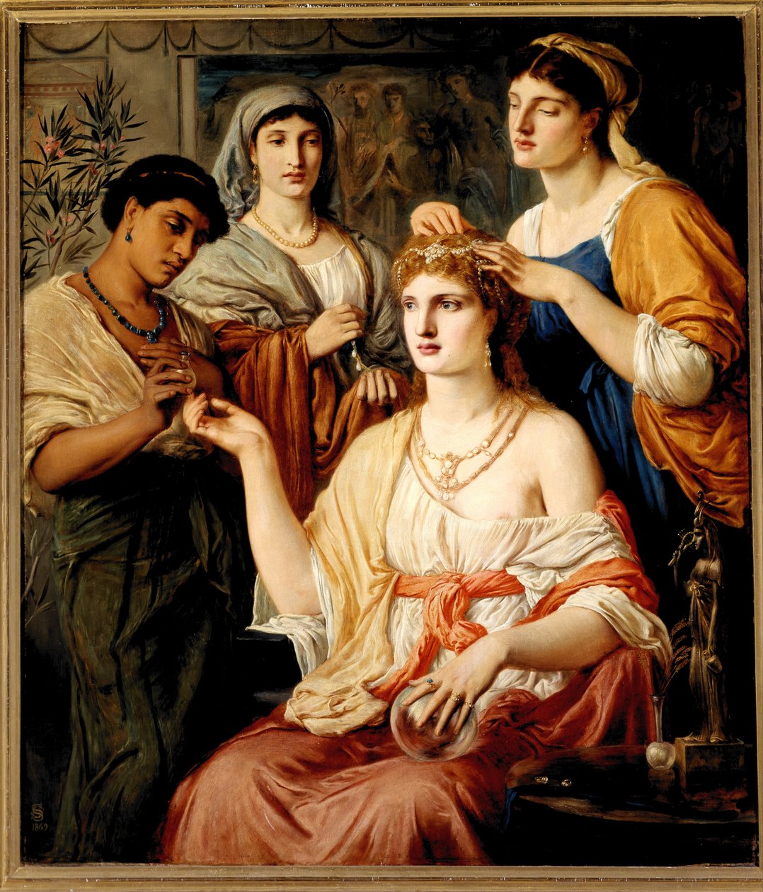 Roomalaisen naisen wc tekijältä Simeon Solomon