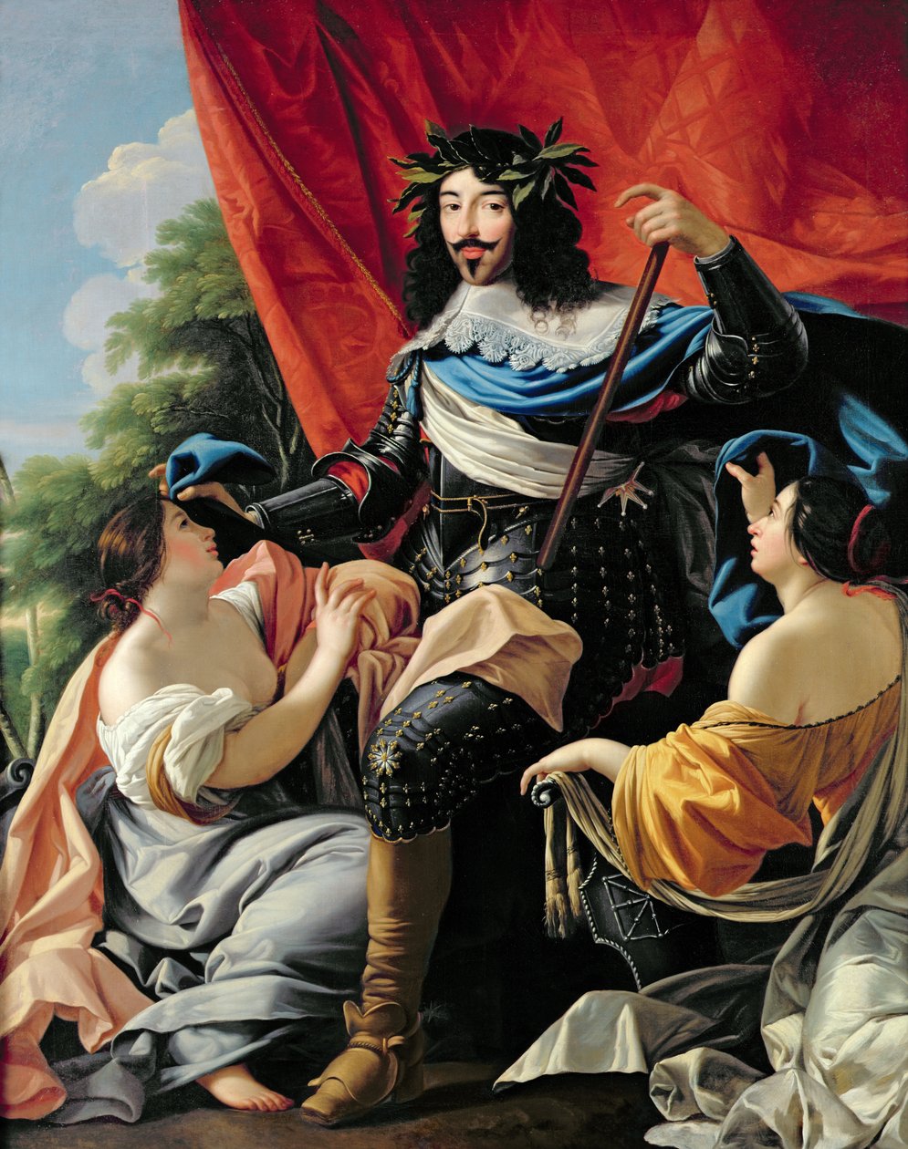 Ludvig XIII (1601-43) tekijältä Simon Vouet