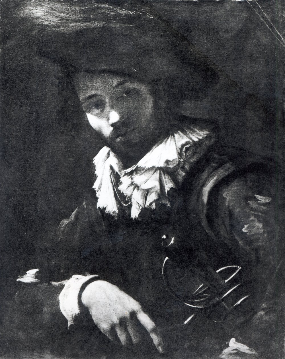 Muotokuva palkkasoturista, 1621-25 tekijältä Simon Vouet