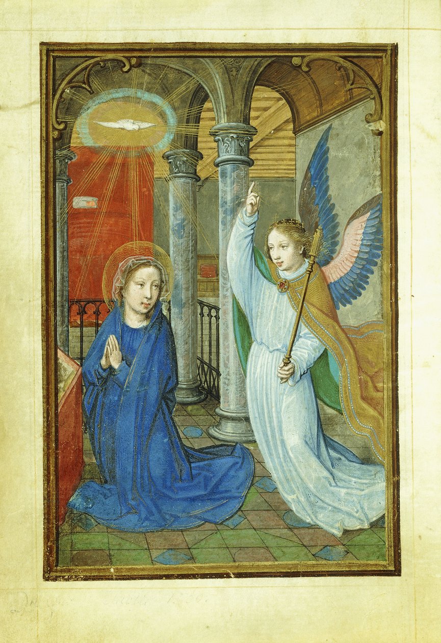 Ilmoitus, 1520-luku tekijältä Simon Bening