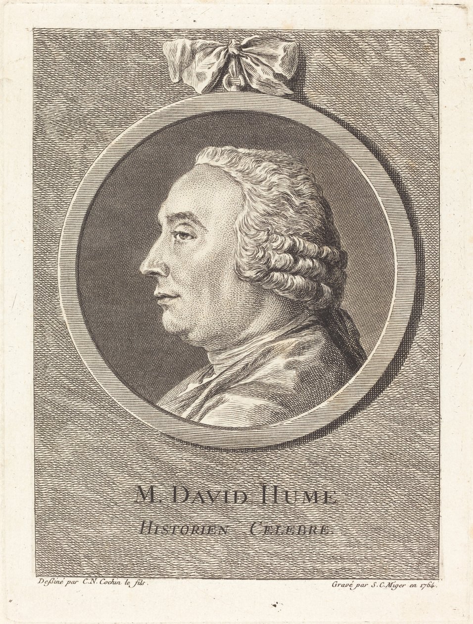 M. David Hume tekijältä Simon Charles Miger after Charles Nicolas Cochin II
