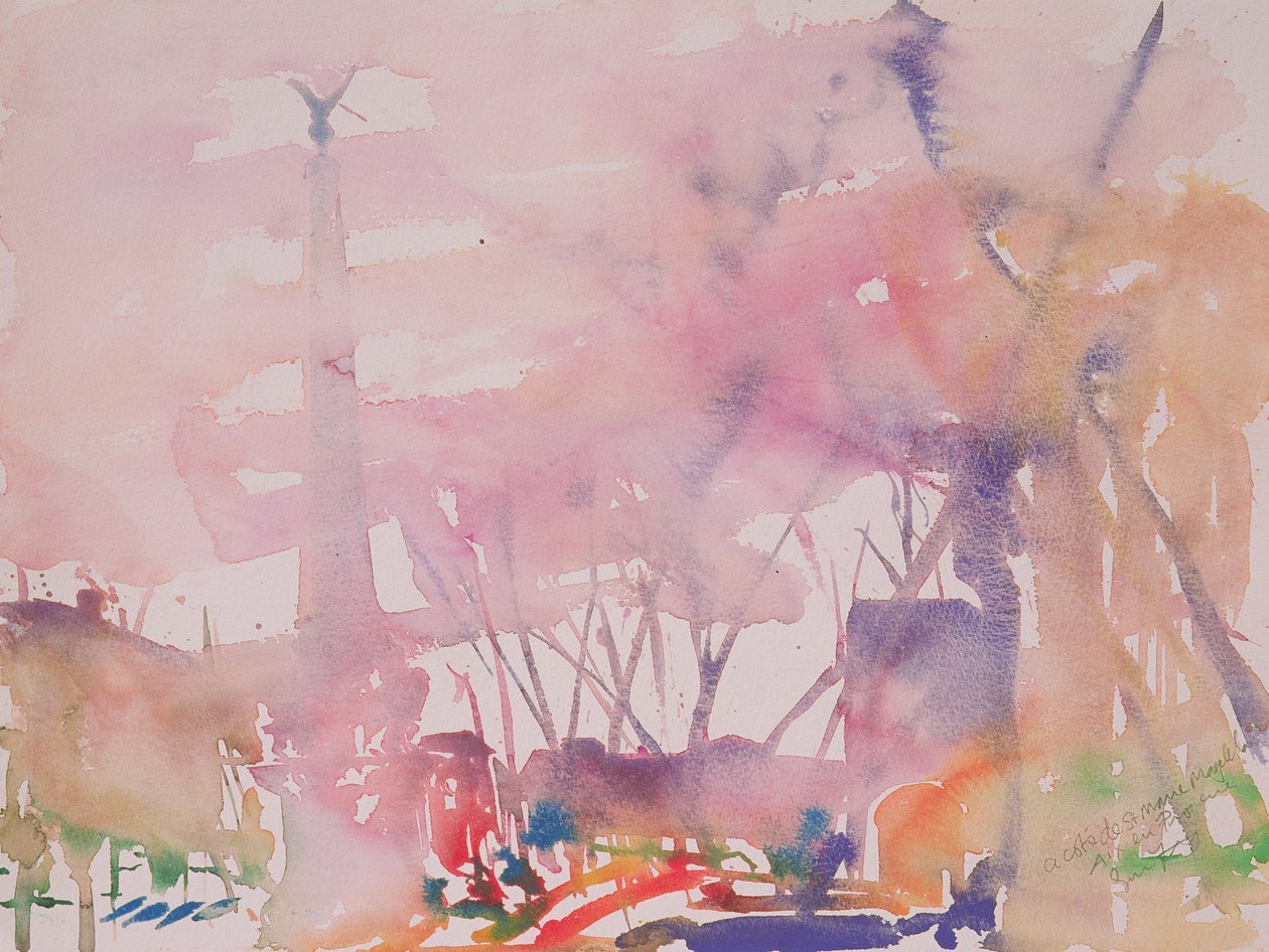 Aix en provence, Ranska, 2002 (akvarelli). tekijältä Simon Fletcher
