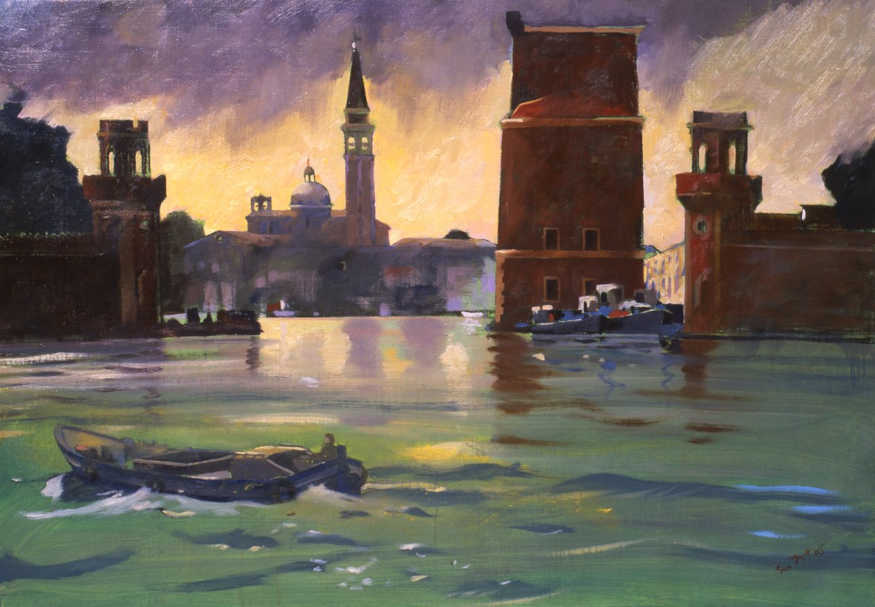 Arsenale, 2005 (akvarelli paperille) tekijältä Simon Fletcher
