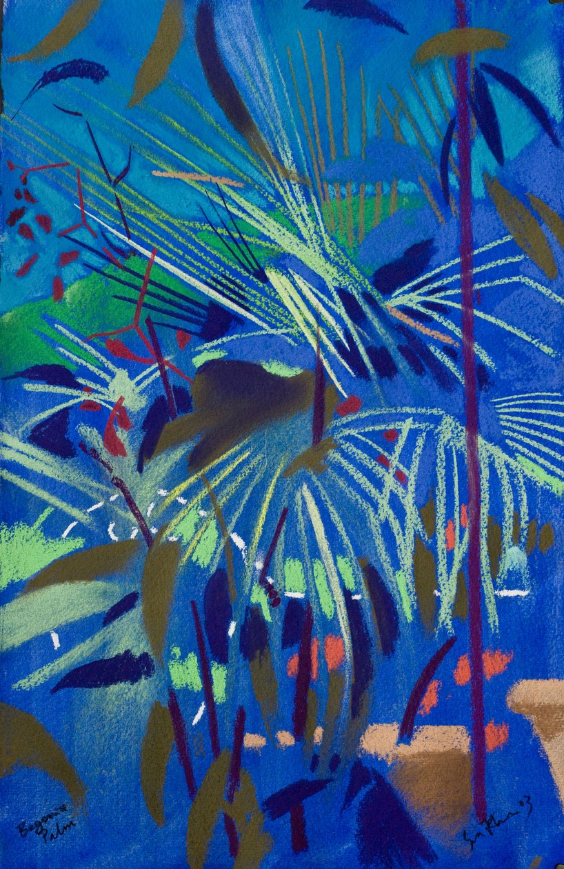 Begonia Palm (pastelli paperille) tekijältä Simon Fletcher