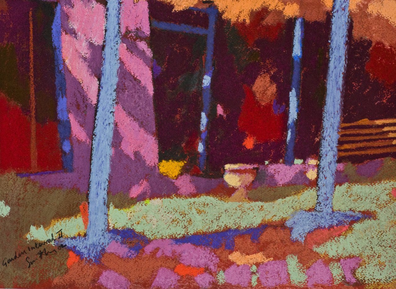 Garden Interval (pastelli paperille) tekijältä Simon Fletcher