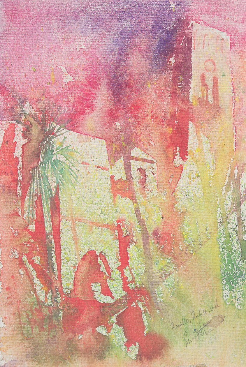 Ravello rufulo, Italia, 2001 (vesiväri) tekijältä Simon Fletcher