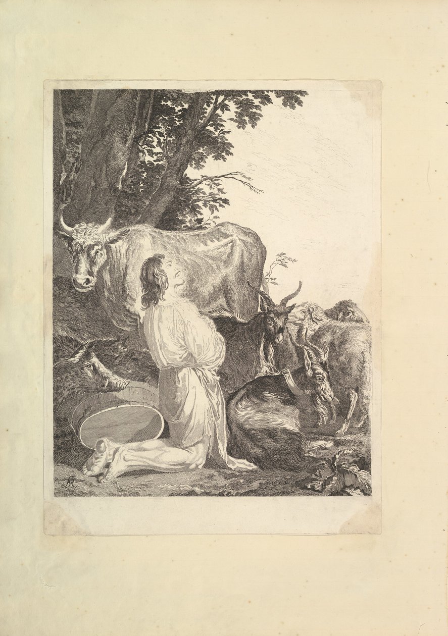 The Prodigal Son Houghton Gallery, 1781. tekijältä Simon Francois Ravenet