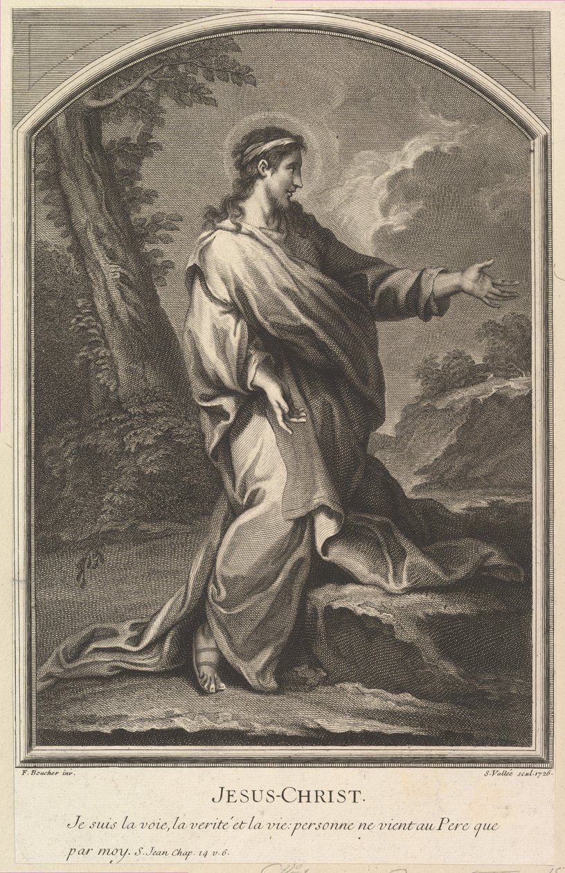 Jeesus Kristus, 1726. tekijältä Simon Vallee