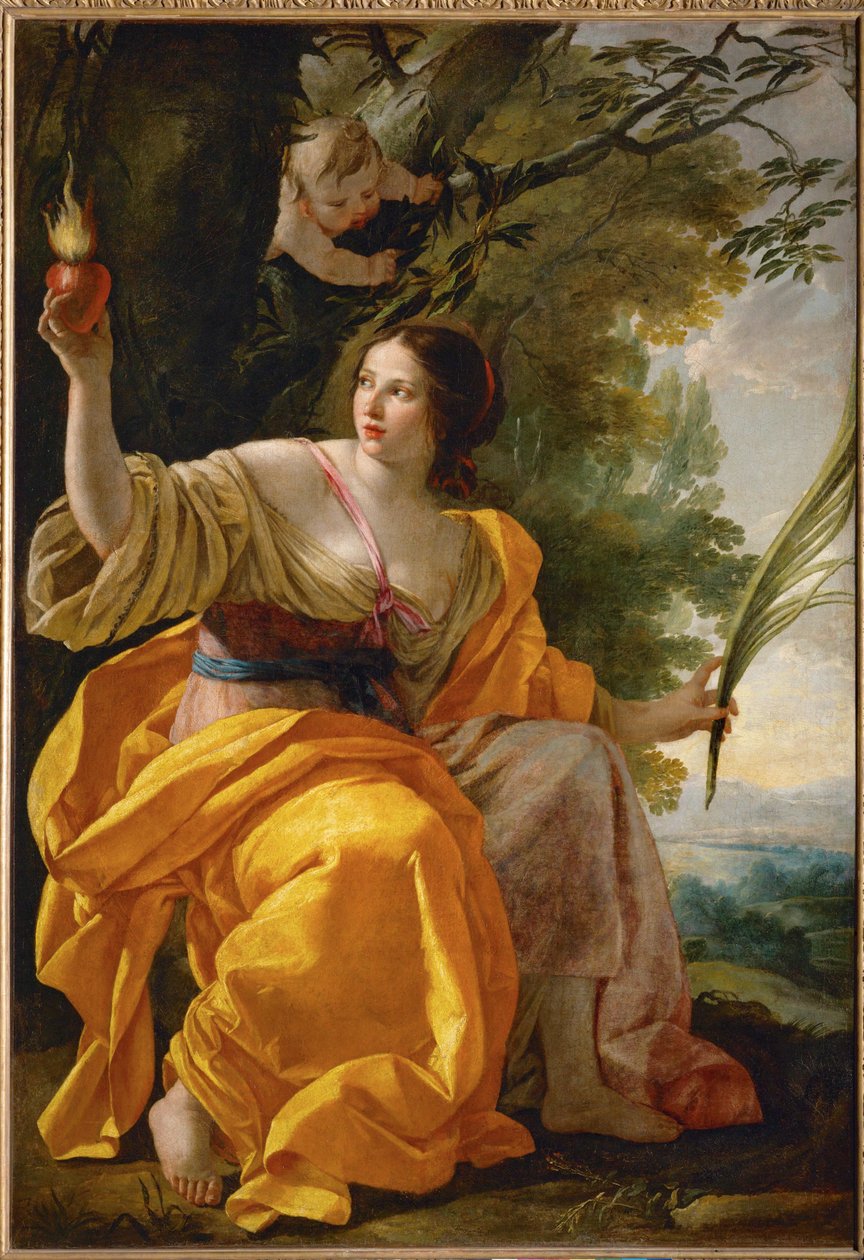 La charite celeste - Taivaallinen hyväntekeväisyys ... tekijältä Simon Vouet