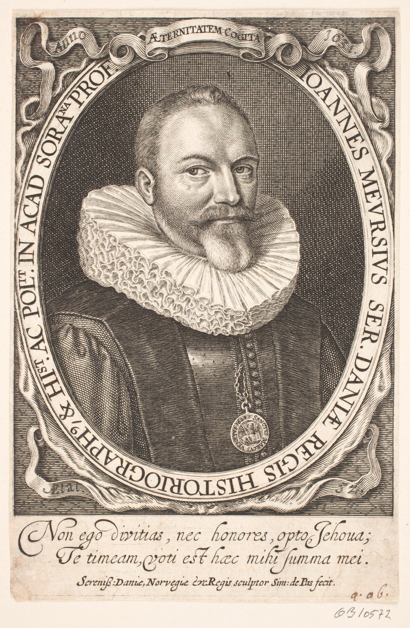 Johannes Meursius, congelig histograf tekijältä Simon de Pas