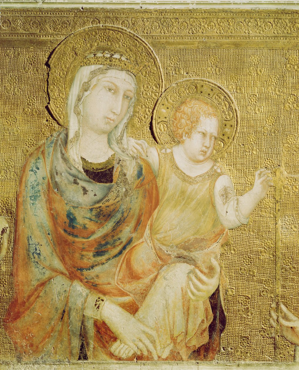 Madonna ja lapsi tekijältä Simone Martini