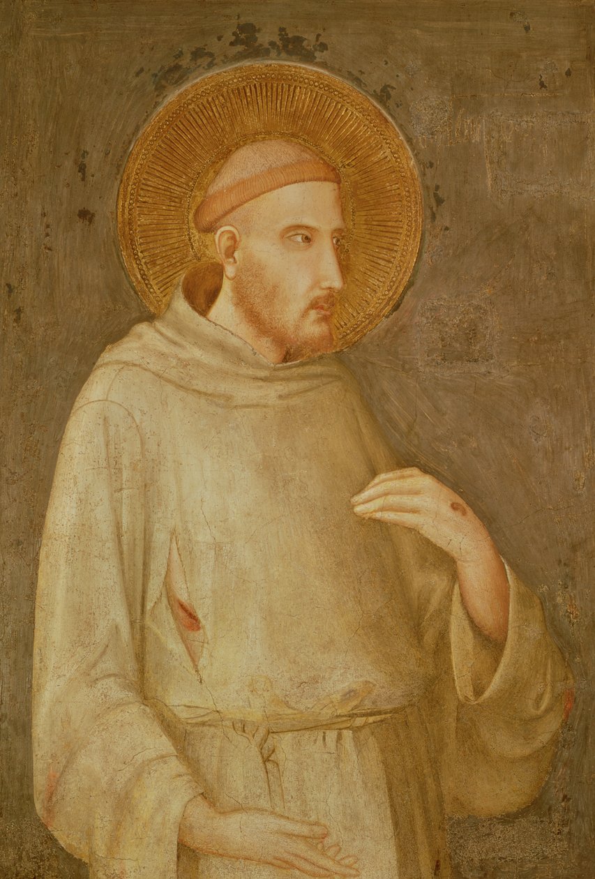 Pyhä Franciscus tekijältä Simone Martini