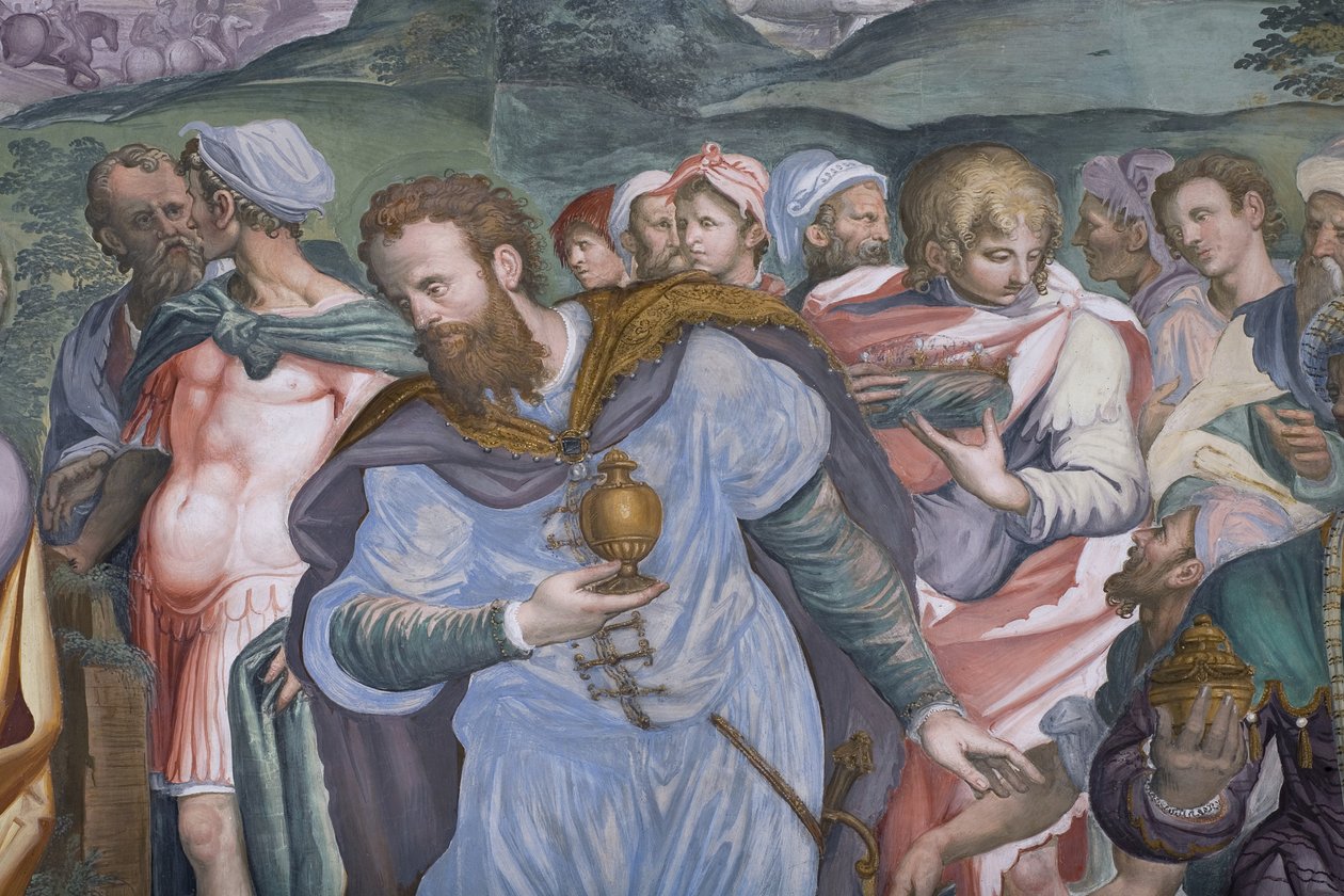The Adoration of the Magi, Presbitery, 1578-82 tekijältä Simone Veneziano Peterzano