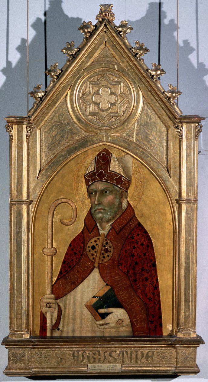 Pyhä Augustinus, 1320-luku. tekijältä Simone Martini