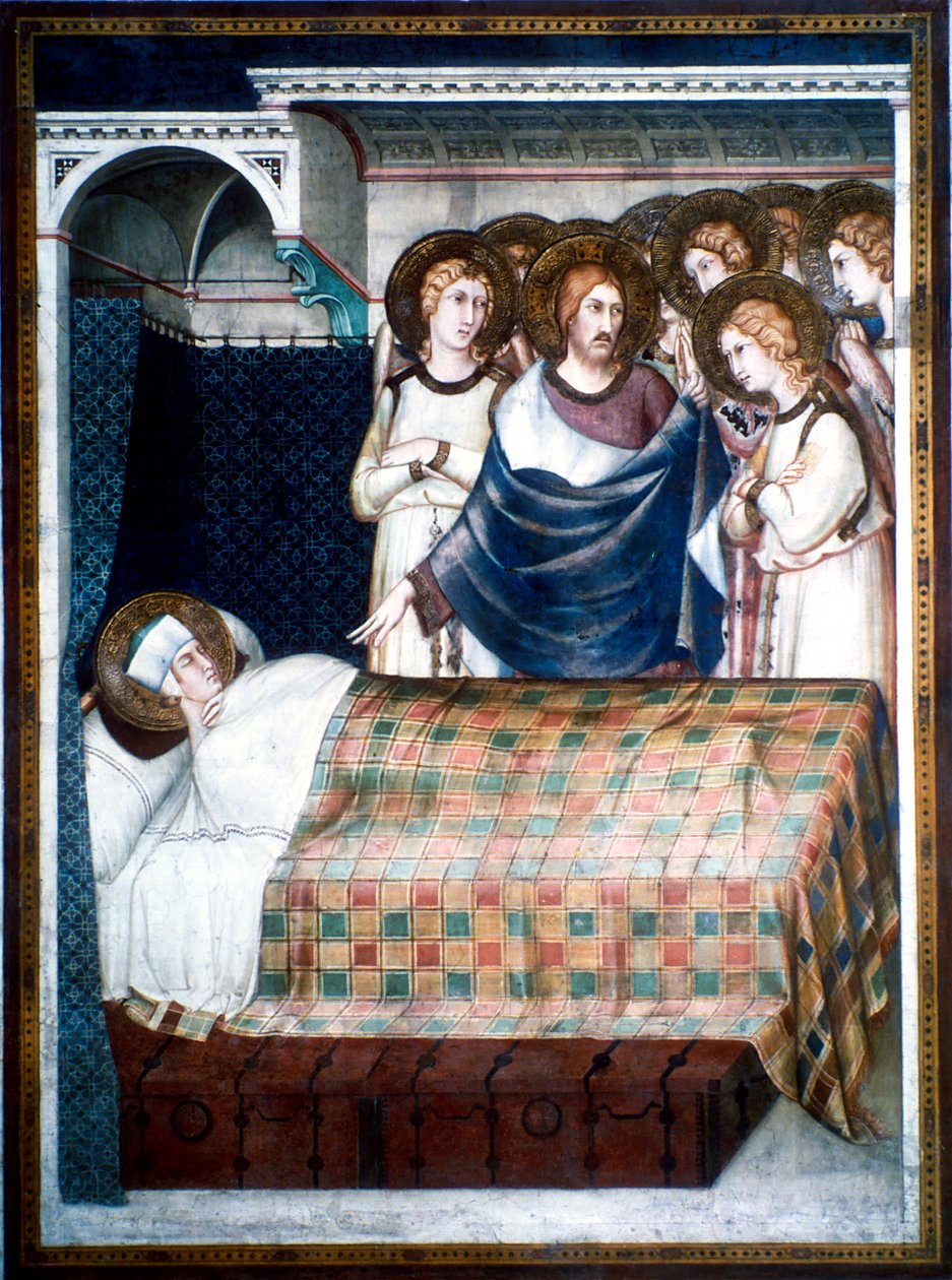 Pyhän Martinuksen unelma, 1300-luku. tekijältä Simone Martini