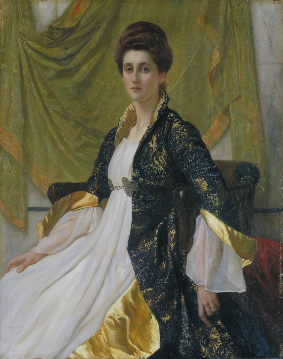 Rouva Ernest Moonin muotokuva tekijältä William Blake Richmond