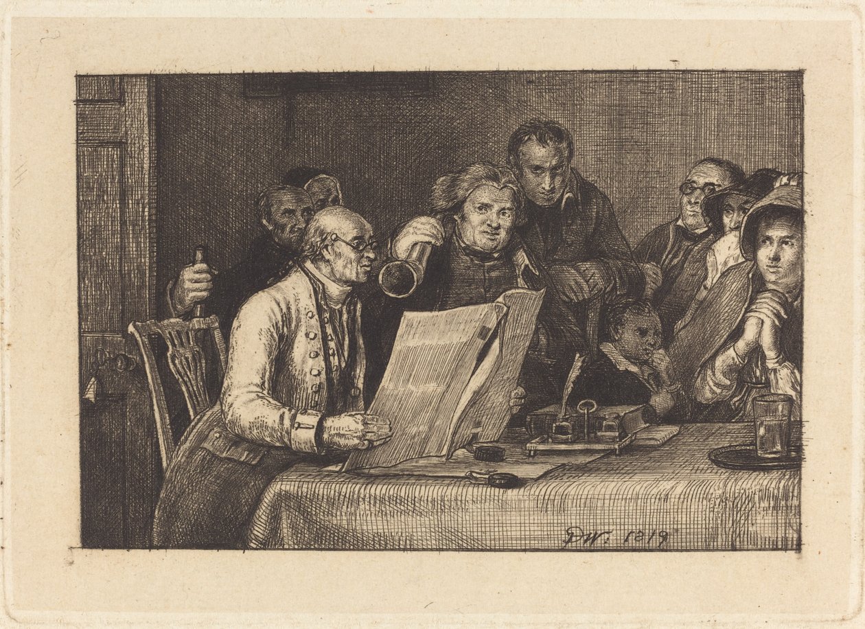 Testamentin lukeminen tekijältä Sir David Wilkie