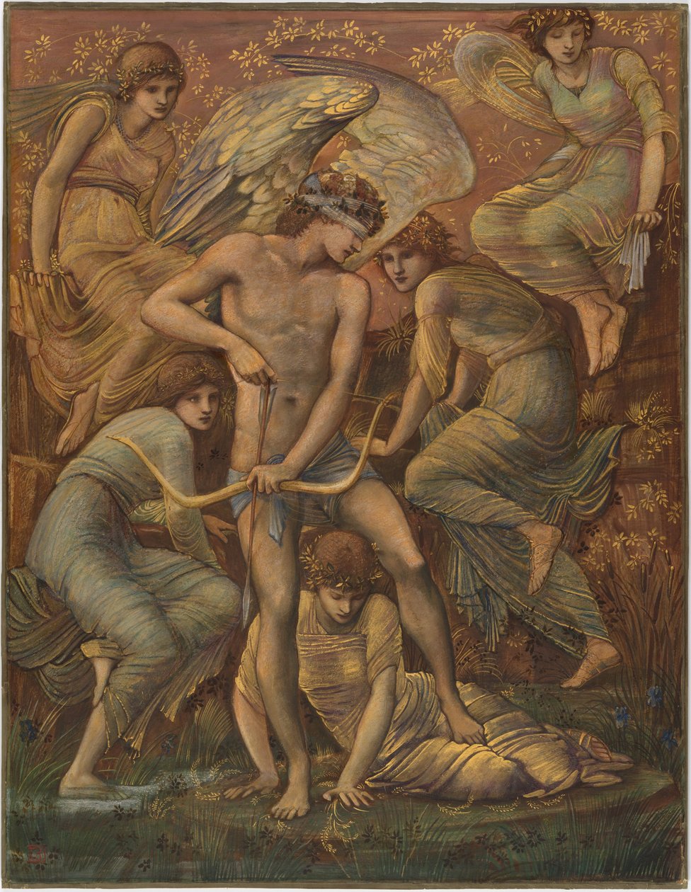 Amorin metsästyskentät tekijältä Sir Edward Burne Jones