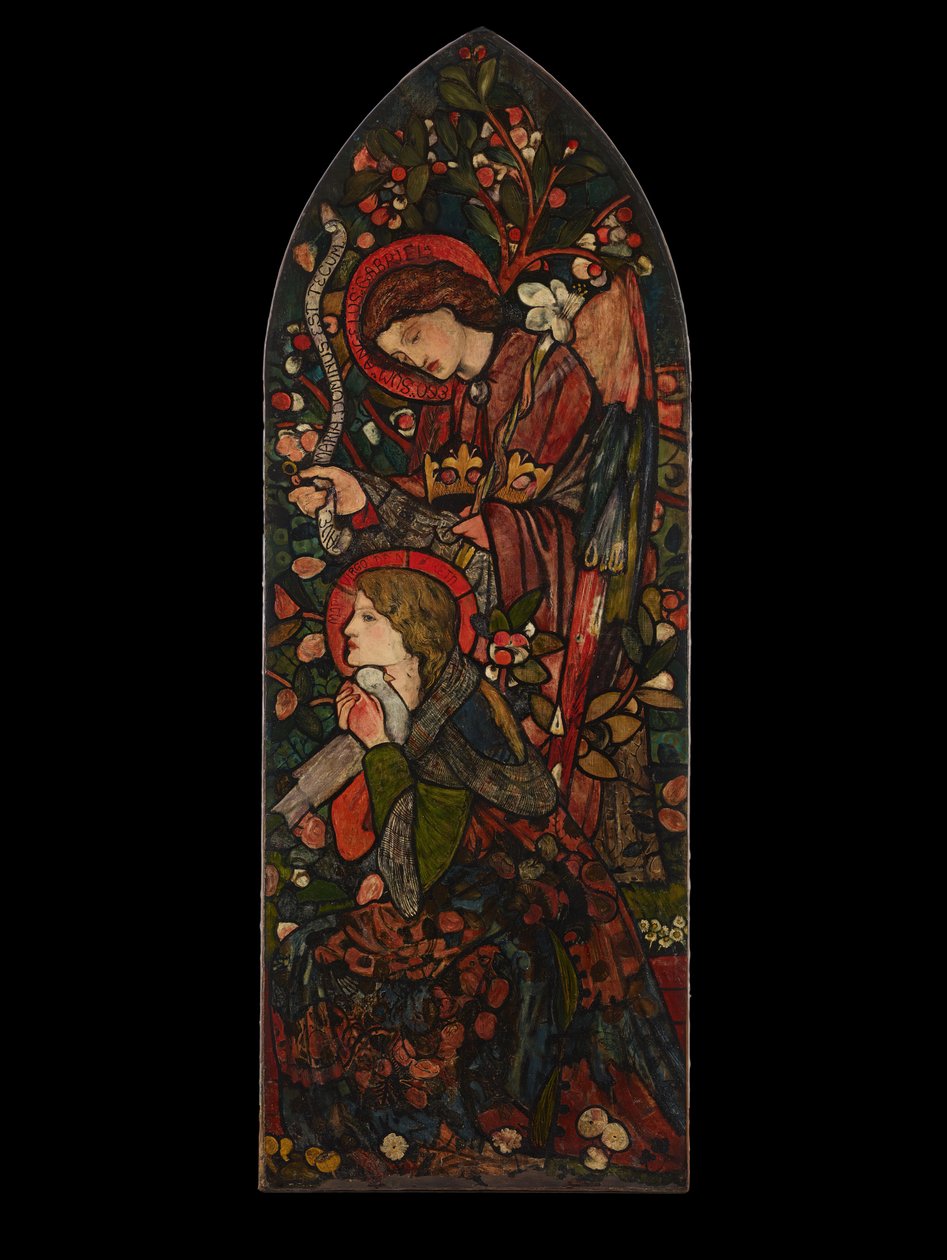 Ilmoitus, 1857. tekijältä Sir Edward Coley Burne Jones
