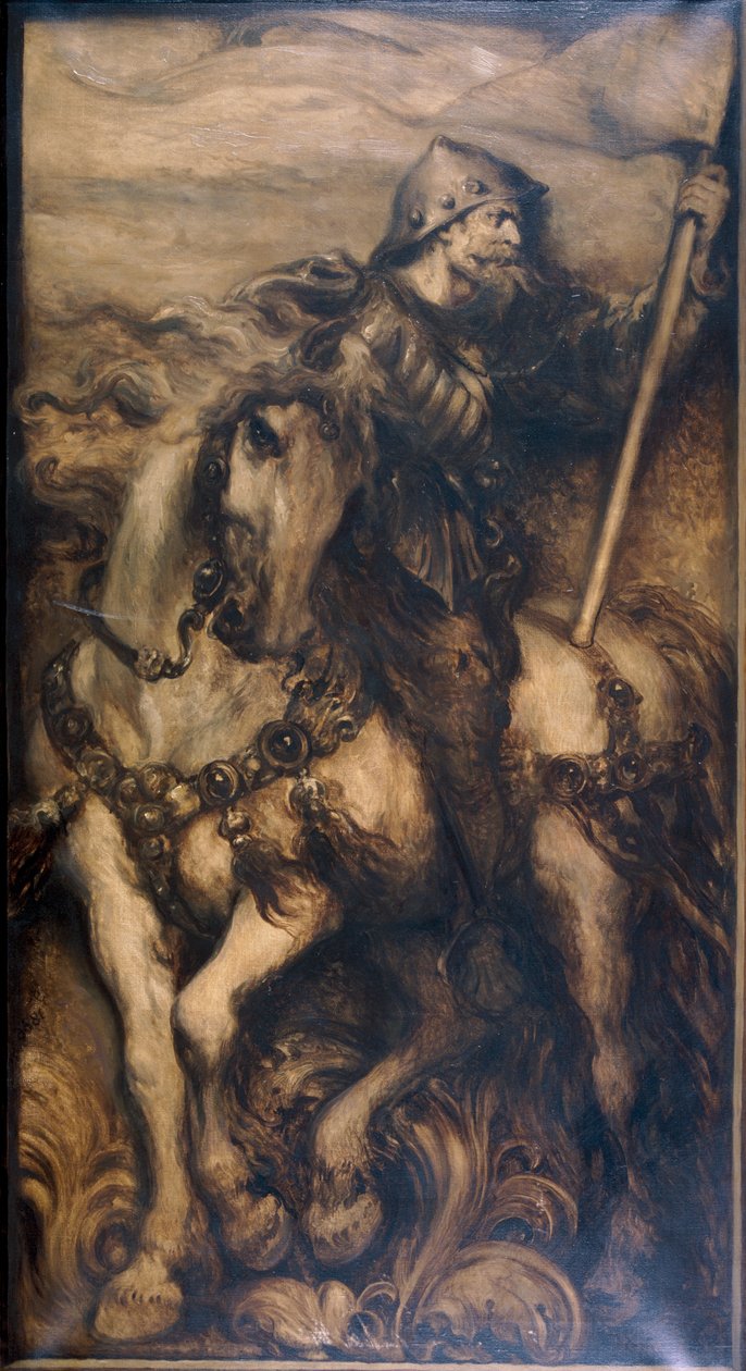 "A Standard Bearer", 1886 tekijältä Sir John Gilbert