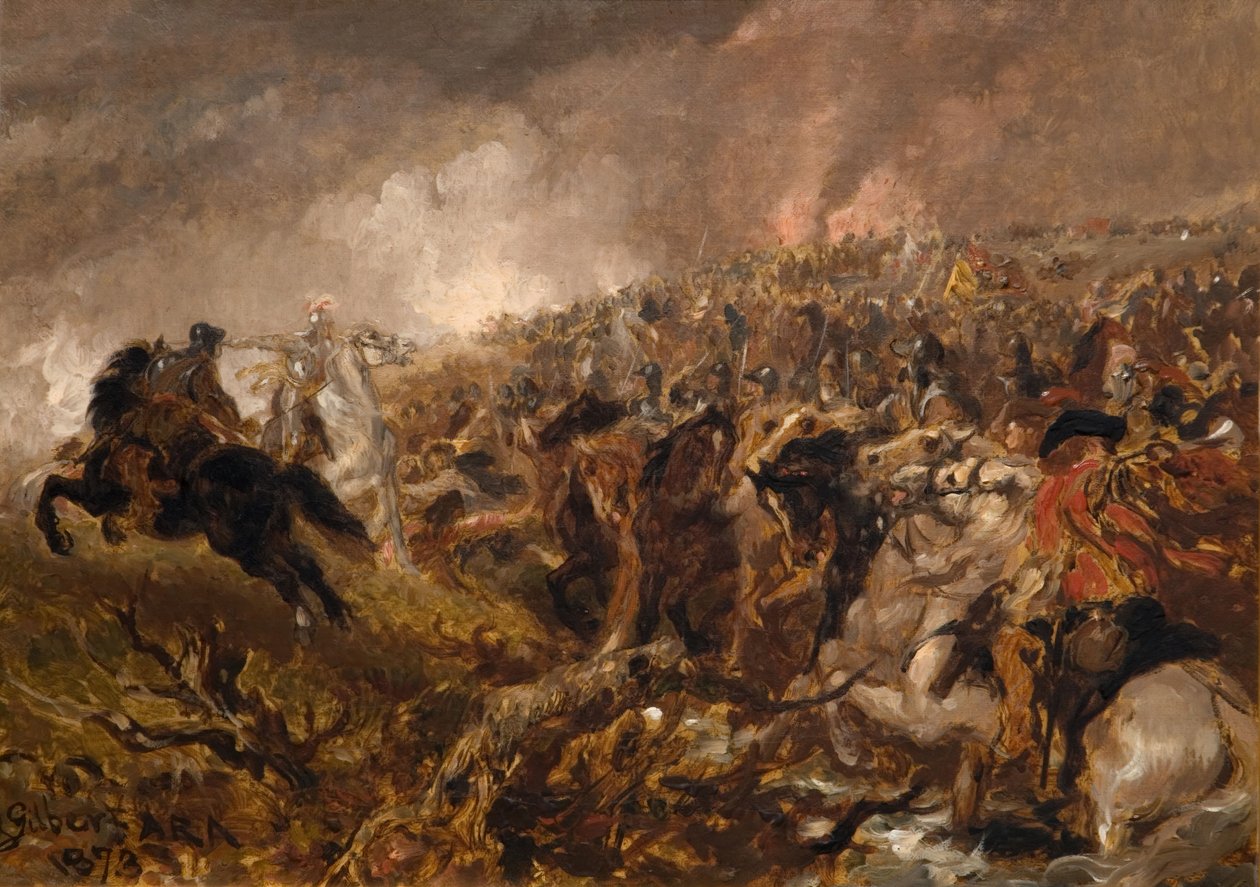Valmistautuminen syytteeseen, 1873. tekijältä Sir John Gilbert