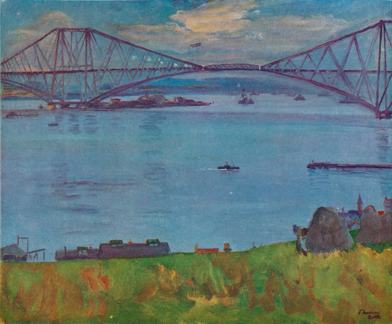 Forth Bridge, 1914, 1918 tekijältä Sir John Lavery