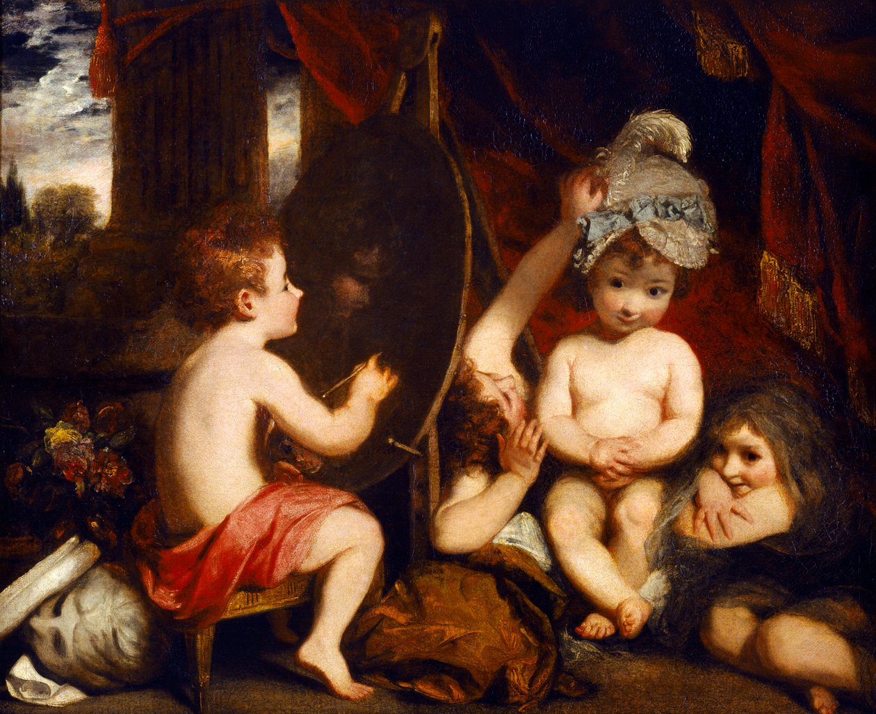 "Infant Academy", 1781-1782 tekijältä Sir Joshua Reynolds