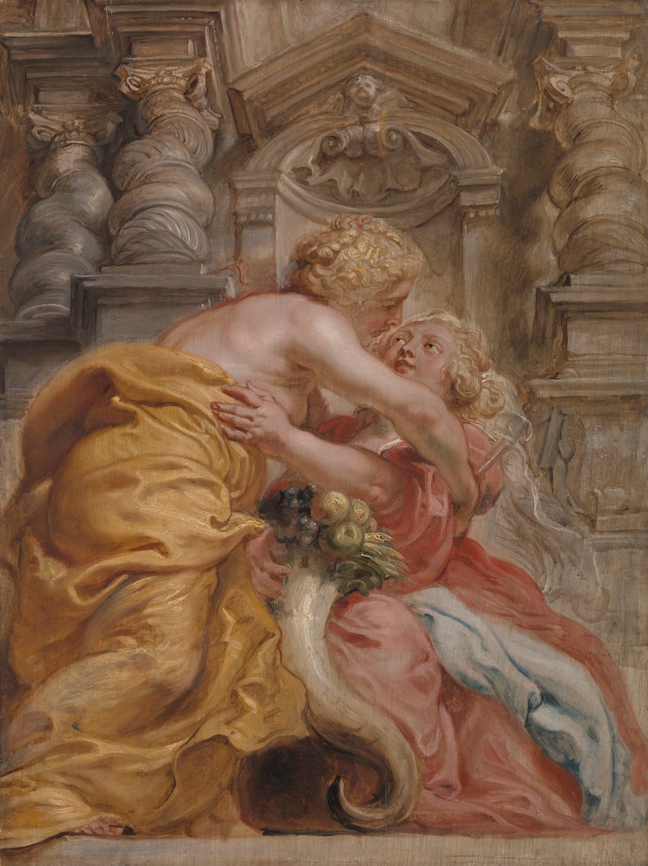 Rauhaa syleilevä paljon tekijältä Sir Peter Paul Rubens