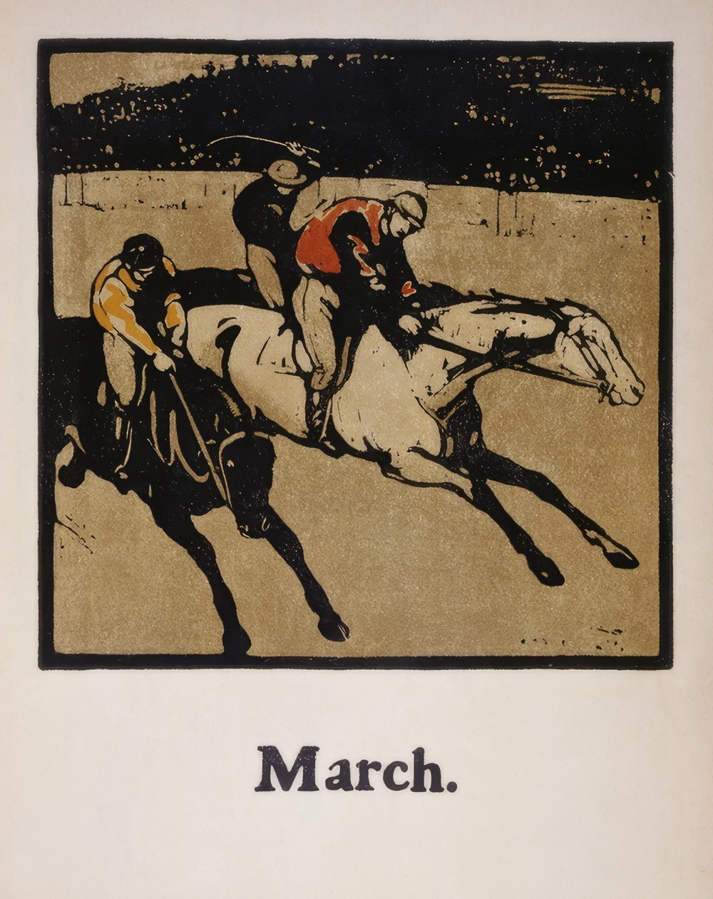 hevoskilpailu tekijältä Sir William Nicholson