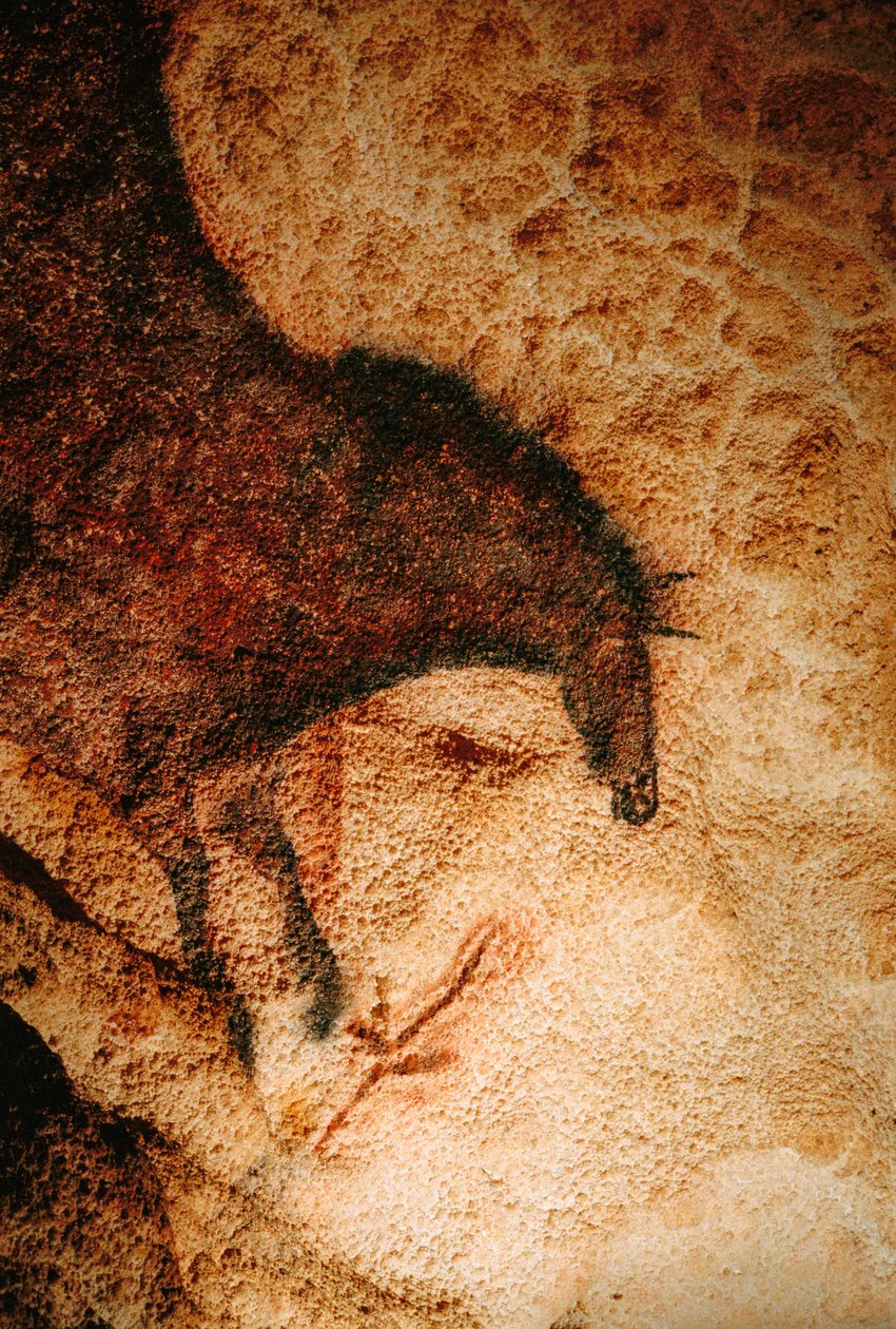 Ratsastava hevonen Lascaux