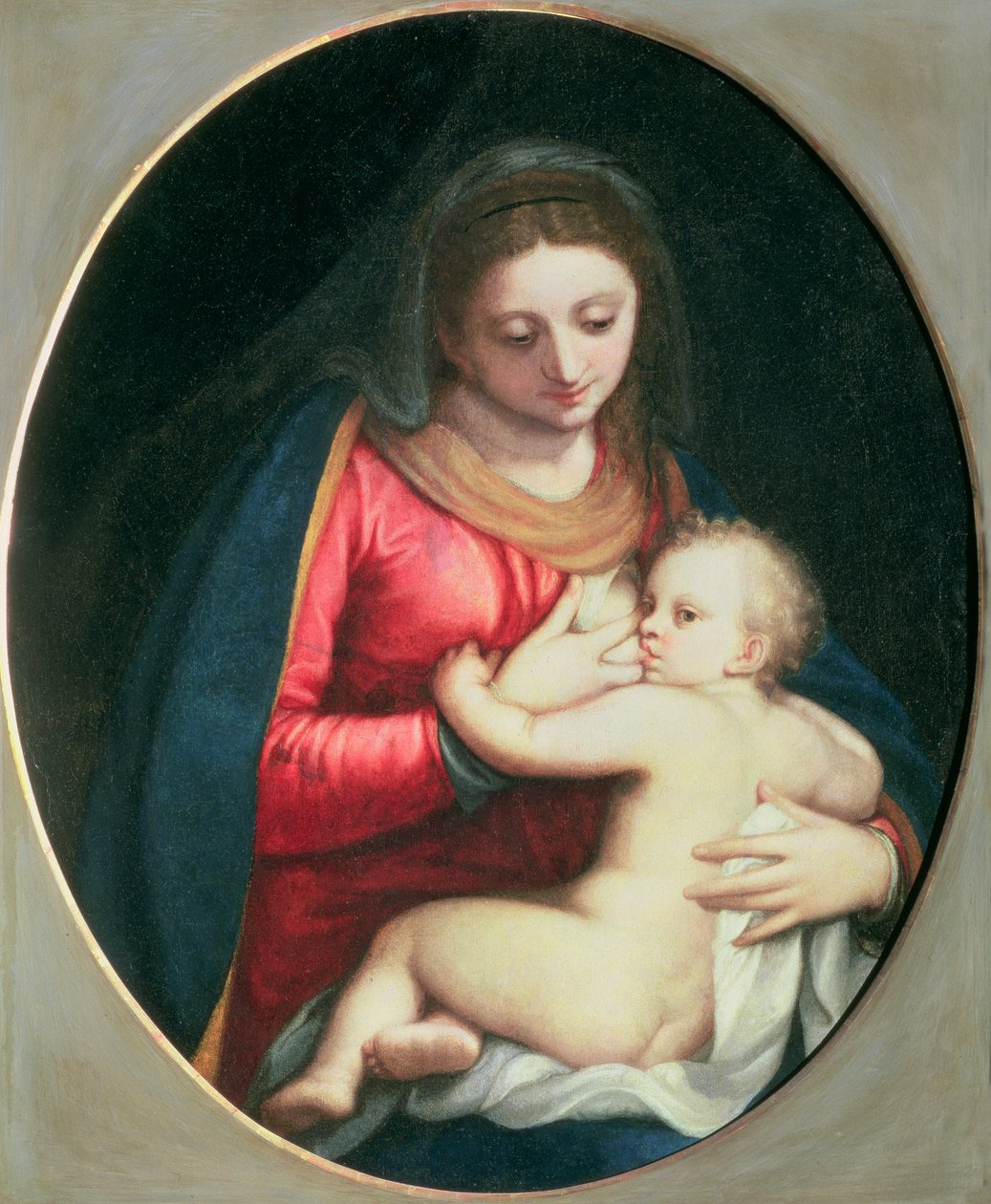 Madonna ja lapsi, 1598 tekijältä Sofonisba Anguissola