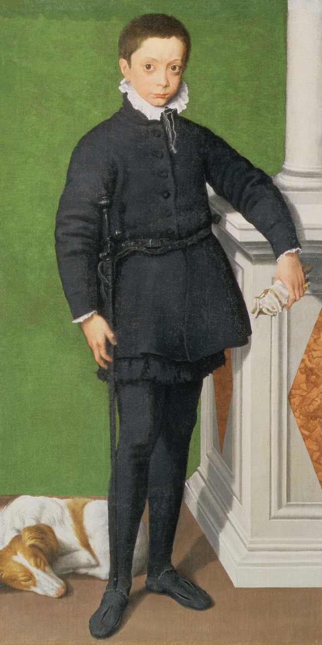 Massimiliano Stampa, Soncinon markiisi, 1557 tekijältä Sofonisba Anguissola
