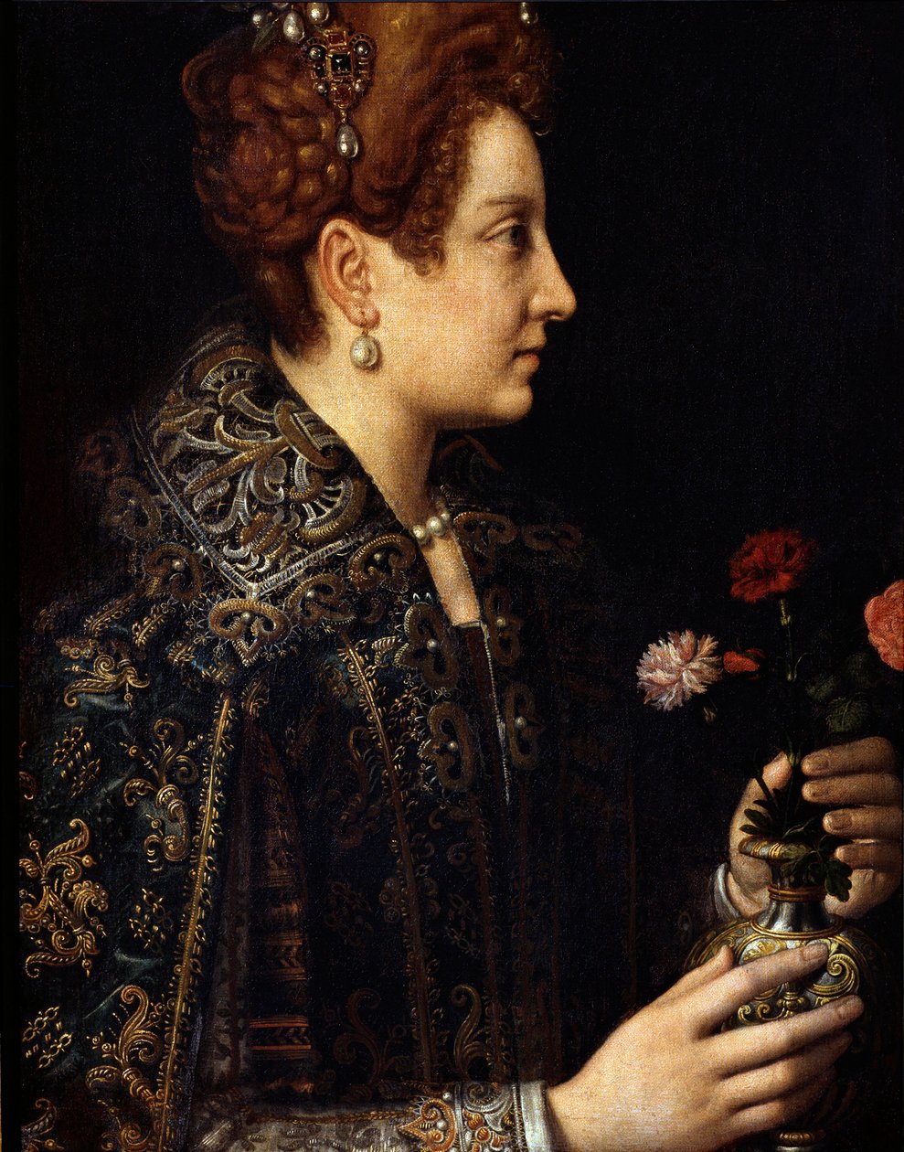 Naisen muotokuva, c1550-1620 tekijältä Sofonisba Anguissola
