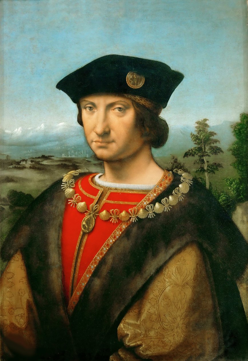 Kaarle II Amboisen muotokuva, noin 1507. tekijältä Solari